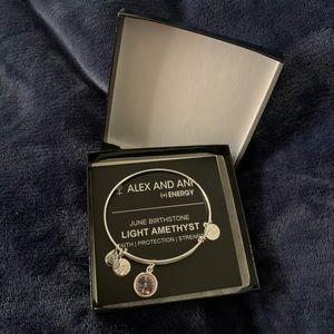 Alex and Ani June birthstone bracelet